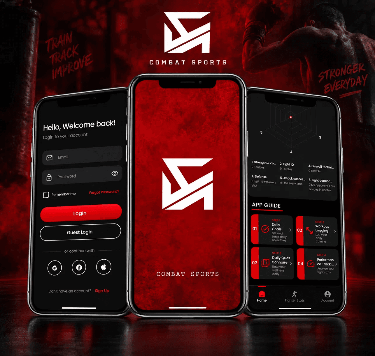 Combat Sports Analysis Website and Mobile App Management