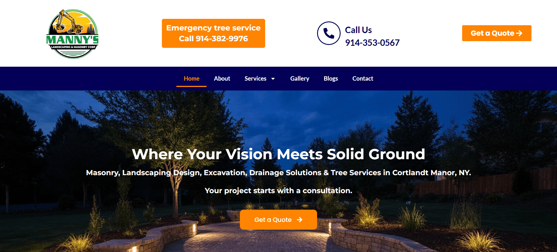 Manny’s Landscaping & Masonry Corp